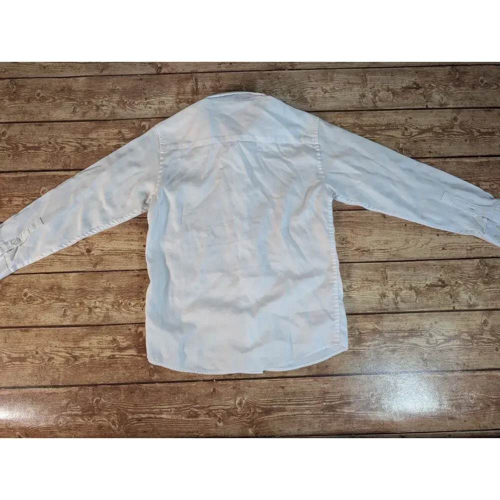 Lot Of 3 Button Down Boys Size Small Shirts Ralph Lauren Shawn White Calvin Klei